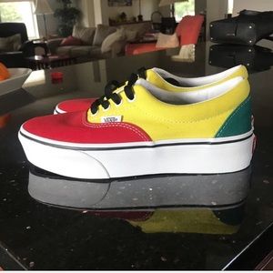 Multicolor a platform era vans